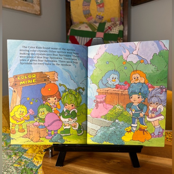 Vintage Rainbow Brite and the Brook Meadow Deer hardcover book - Picture 3 of 3